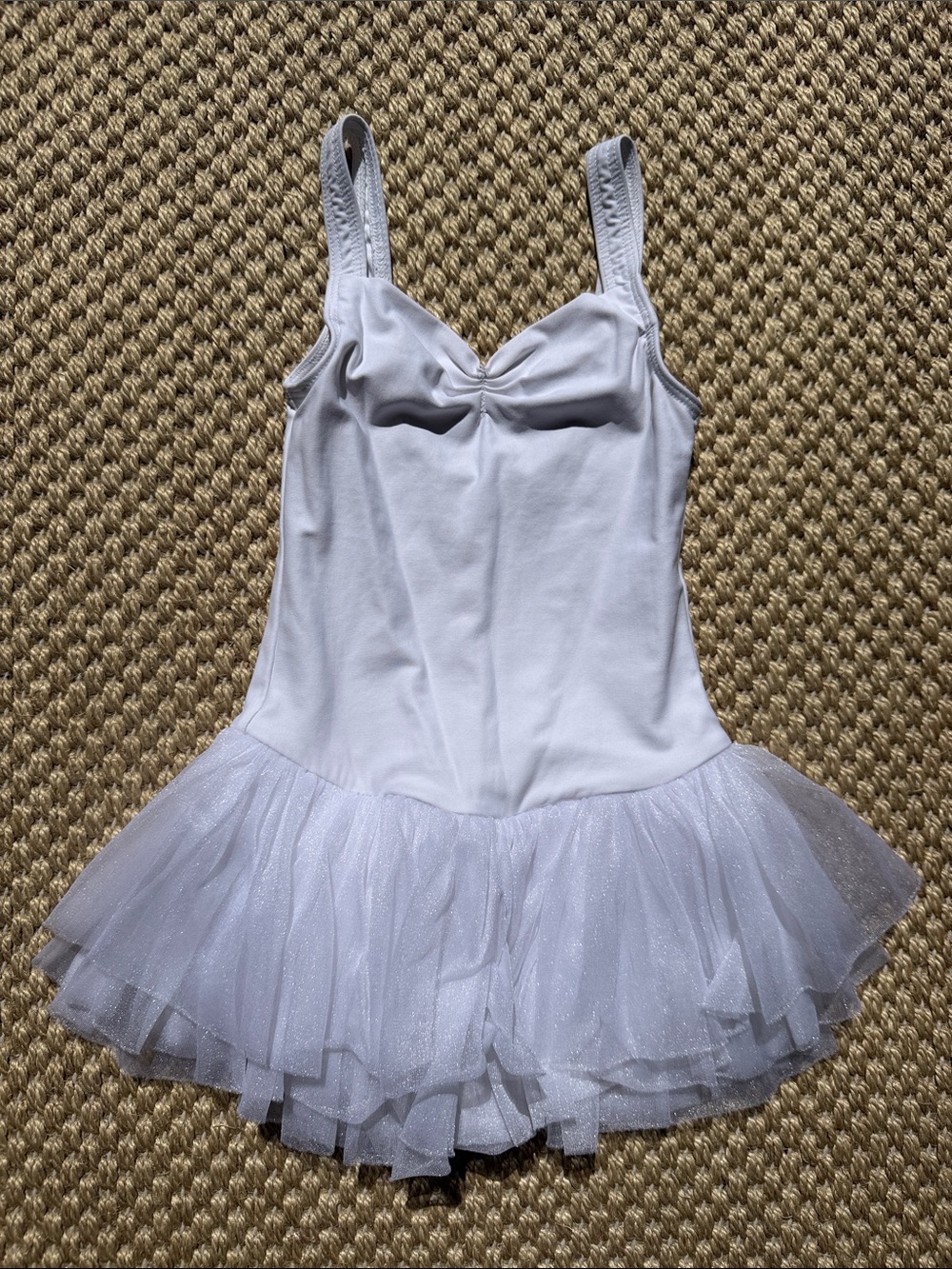 Wear Moi White Sparkle Tulle Ballet Costume Dress for Kids size 5/6